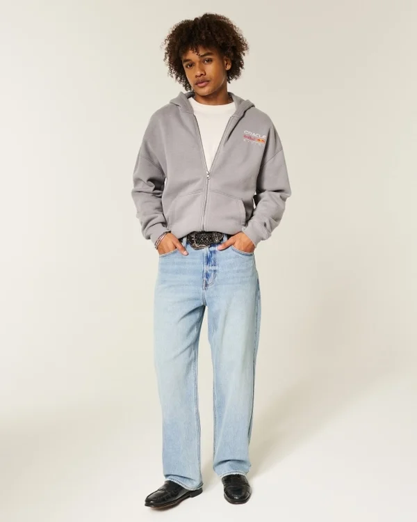 Spider Embroidery Baggy Jeans Spider Embroidery Baggy Jeans