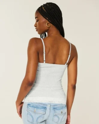 Spitzenbesetztes Layering-Top Spitzenbesetztes Layering-Top