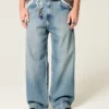 Super Baggy Jeans in mittlerer Waschung Super Baggy Jeans in mittlerer Waschung