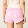 Surf Graphic Fleece Shortie Shorts Surf Graphic Fleece Shortie Shorts