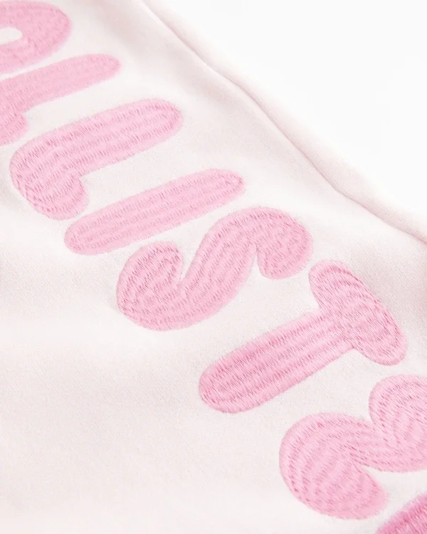 Sweathose mit weitem Bein und Logo Sweathose mit weitem Bein und Logo