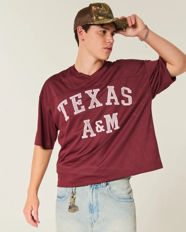 Texas A&M University Aggies Grafik-Football-Trikot Texas A&M University Aggies Grafik-Football-Trikot