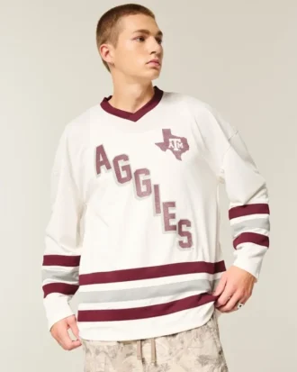 Texas A&M University Aggies Grafik-Hockey-Trikot