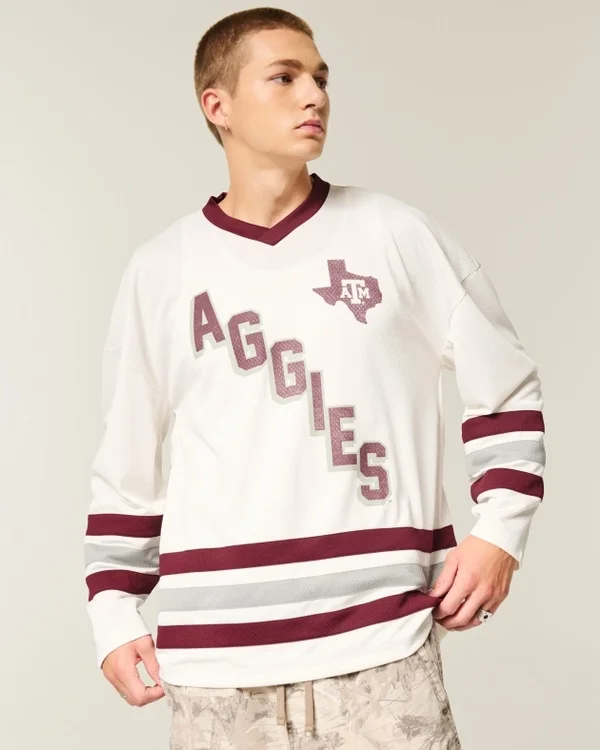 Texas A&M University Aggies Grafik-Hockey-Trikot Texas A&M University Aggies Grafik-Hockey-Trikot