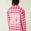 The Ohio State University Buckeyes Graphic Flannel Shirt