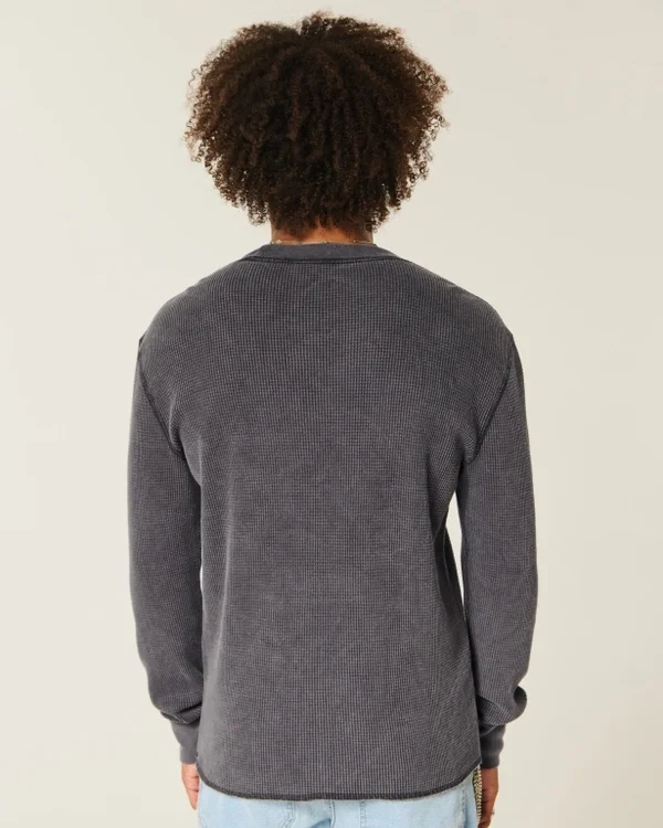 Thermoshirt mit Totenkopf-Grafik Thermoshirt mit Totenkopf-Grafik