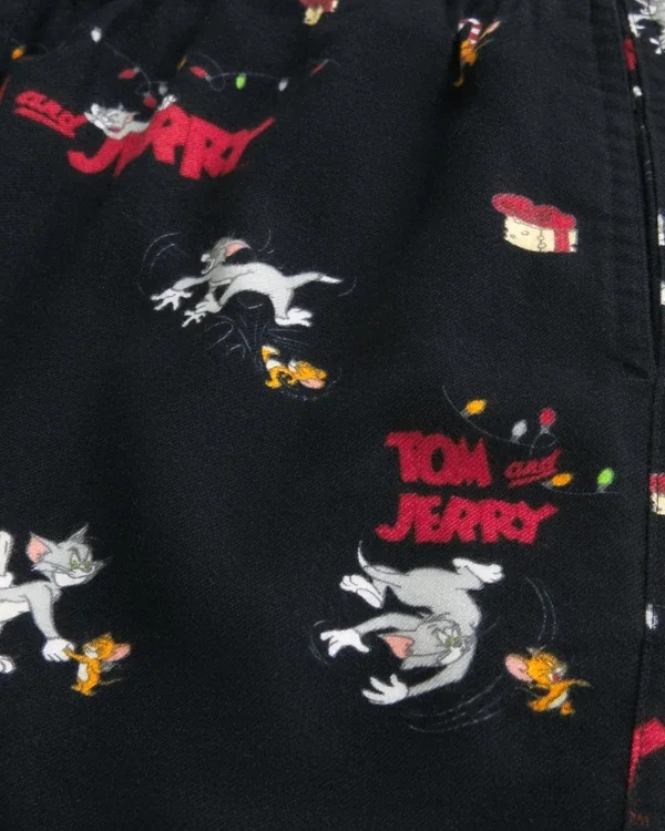 Tom und Jerry Grafik-Flanell-Schlafanzughose Tom und Jerry Grafik-Flanell-Schlafanzughose