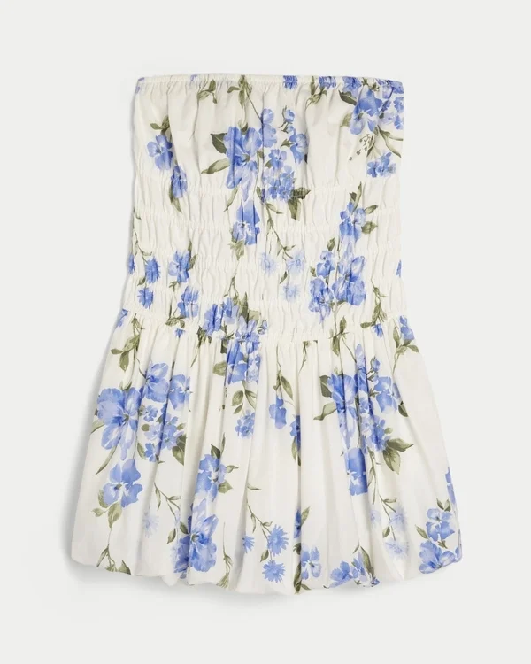 Trägerloses Bubble-Minikleid Trägerloses Bubble-Minikleid