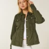 Twill-Jacke im Y2K-Military-Stil Twill-Jacke im Y2K-Military-Stil