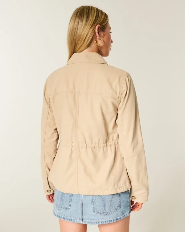 Twill-Jacke im Y2K-Military-Stil Twill-Jacke im Y2K-Military-Stil