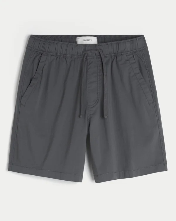 Twill-Shorts über dem Knie Twill-Shorts über dem Knie