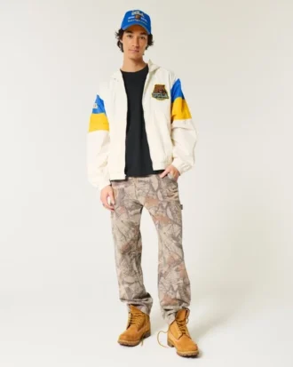 UCLA Bruins Grafik-Windjacke mit Kapuze