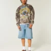 UCLA Bruins Graphic Camo Crew Sweatshirt