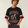University of Georgia Bulldogs Grafik-Football-Trikot