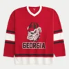 University of Georgia Bulldogs Grafik-Hockeytrikot