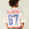 University of Illinois Fighting Illini Grafik-Football-Trikot