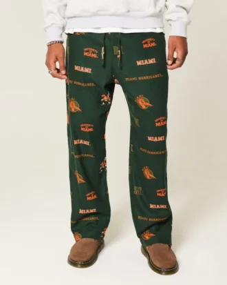 University of Miami HurricanesGrafische Flanellhose
