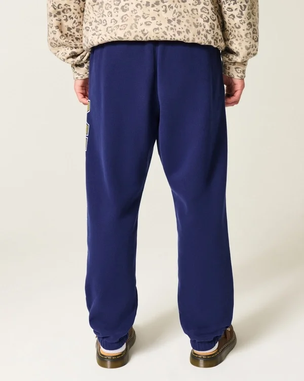 University of Michigan Wolverines Grafik Baggy Cinch Fleece Jogginghose University of Michigan Wolverines Grafik Baggy Cinch Fleece Jogginghose