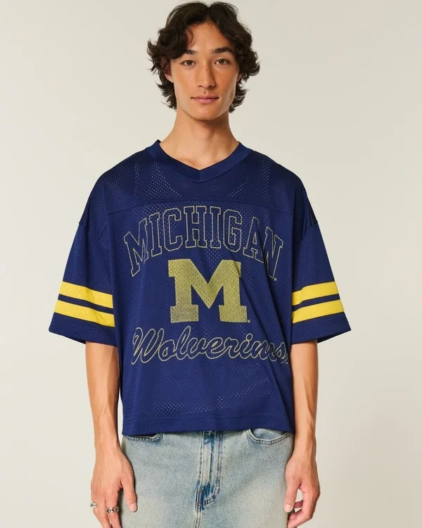 University of Michigan Wolverines Grafik-Football-Trikot University of Michigan Wolverines Grafik-Football-Trikot