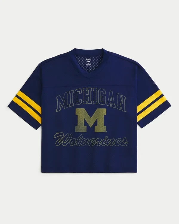 University of Michigan Wolverines Grafik-Football-Trikot University of Michigan Wolverines Grafik-Football-Trikot