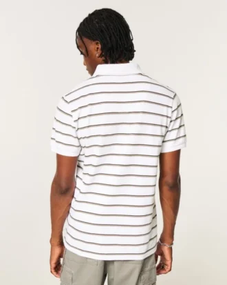 Vault Release Striped Icon Polo