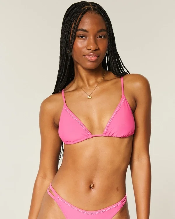 Verziertes Triangel-Bikini-Oberteil Verziertes Triangel-Bikini-Oberteil