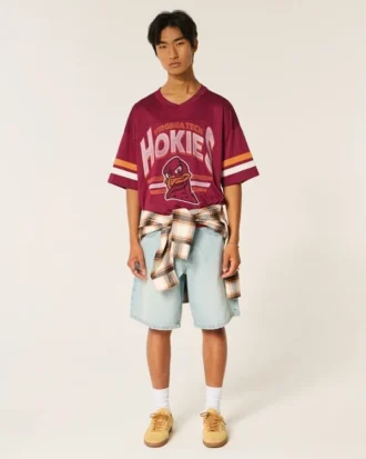 Virginia Tech Hokies Grafik-Football-Trikot