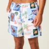 Volleyball-Badehose, mittellang Volleyball-Badehose, mittellang
