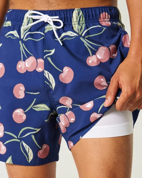 Volleyball-Badehose, mittellang Volleyball-Badehose, mittellang