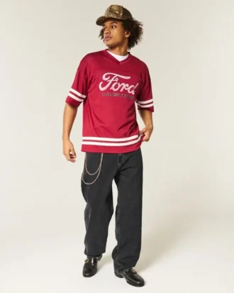 Washed Black Skater Baggy Jeans