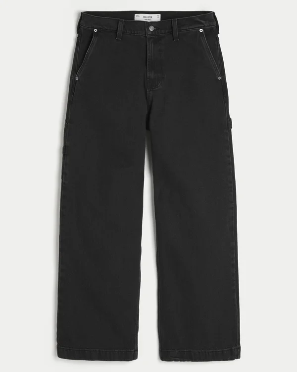 Washed Black Super Baggy Painter Jeans Washed Black Super Baggy Painter Jeans