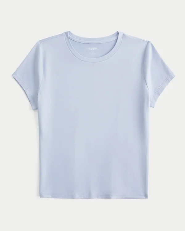 Weiches, nahtloses Baby-T-Shirt aus Stretchmaterial Weiches, nahtloses Baby-T-Shirt aus Stretchmaterial