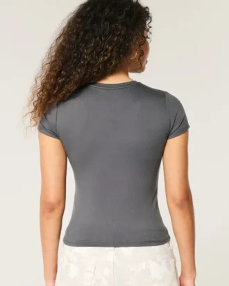 Weiches, nahtloses Baby-T-Shirt mit Stretchanteil