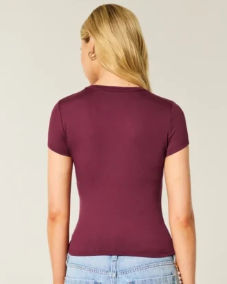 Weiches, nahtloses Baby-T-Shirt mit Stretchanteil