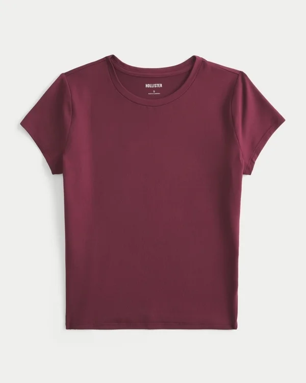 Weiches, nahtloses Baby-T-Shirt mit Stretchanteil Weiches, nahtloses Baby-T-Shirt mit Stretchanteil