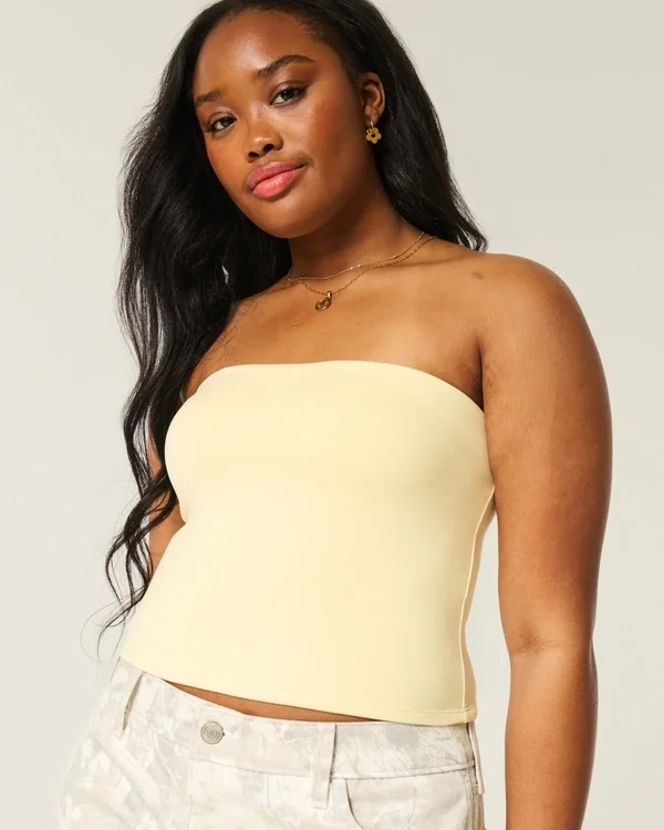 Weiches, nahtloses Stretch-Material Tube-Top Weiches, nahtloses Stretch-Material Tube-Top