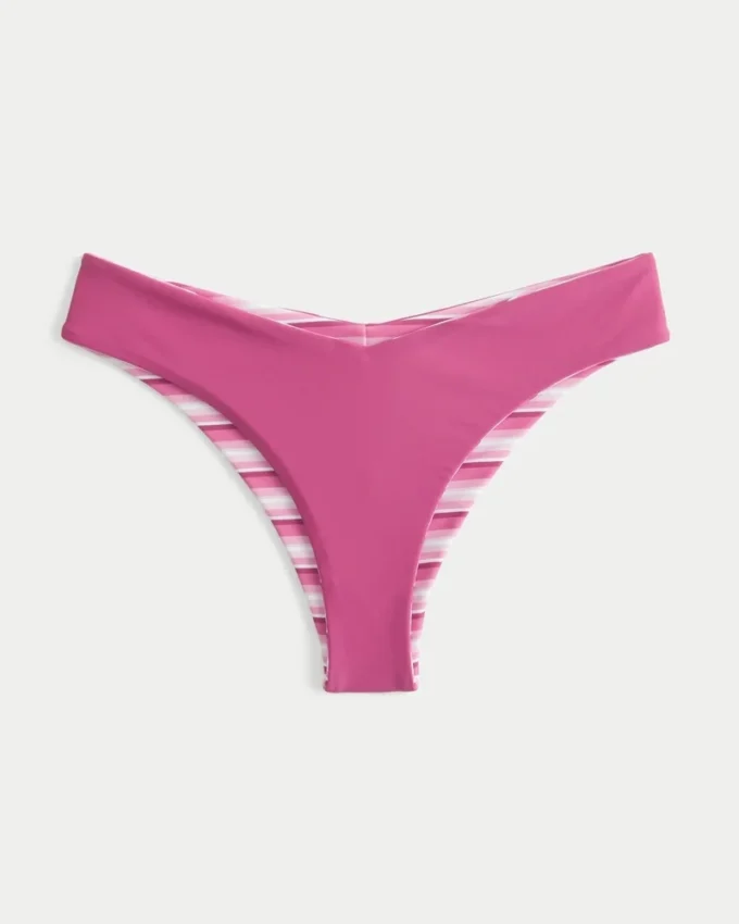 Wendbares Bikini-Höschen mit V-förmiger Taille