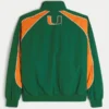 Windjacke mit Grafik der University of Miami Hurricanes