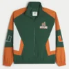 Windjacke mit Grafik der University of Miami Hurricanes