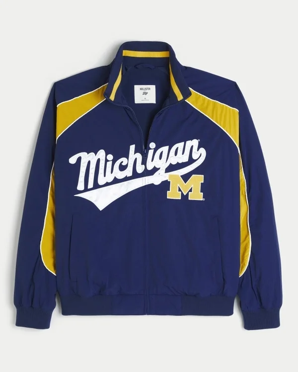 Windjacke mit Grafik der University of Michigan Wolverines Windjacke mit Grafik der University of Michigan Wolverines