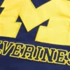 Windjacke mit Grafik der University of Michigan Wolverines