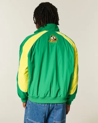 Windjacke mit Grafik der University of Oregon Ducks
