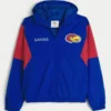 Windjacke mit Kapuze und Grafik der University of Kansas Jayhawks Windjacke mit Kapuze und Grafik der University of Kansas Jayhawks