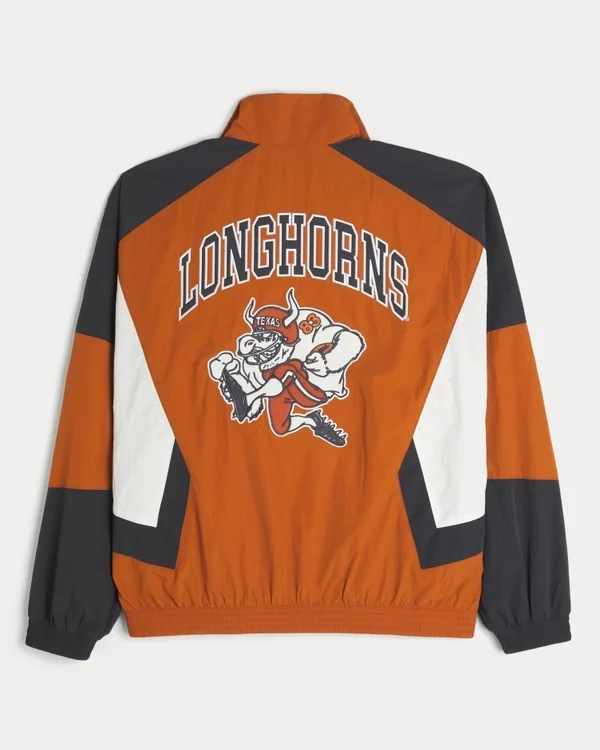 Windjacke mit Longhorns-Motiv der University of Texas at Austin Windjacke mit Longhorns-Motiv der University of Texas at Austin