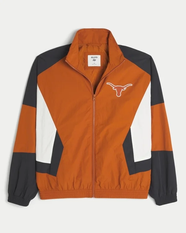 Windjacke mit Longhorns-Motiv der University of Texas at Austin Windjacke mit Longhorns-Motiv der University of Texas at Austin