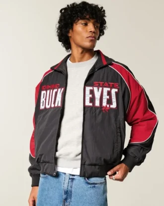 Windjacke mit Ohio State University Buckeyes-Grafik